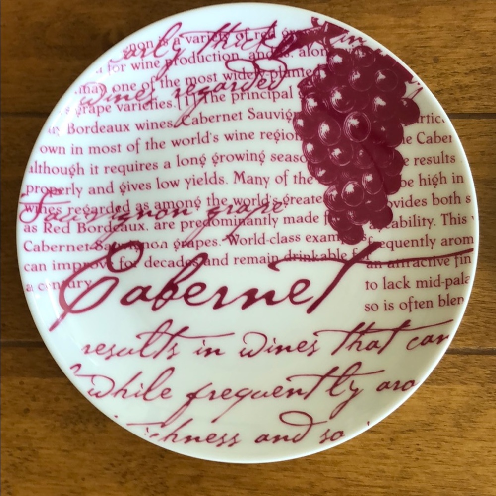 Dessert/cocktail Porcelain Plates, Set of Four - Picture 4 of 8